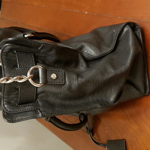 Michael Kors Hamilton Tote Bag Black Leather - Picture 3 of 7